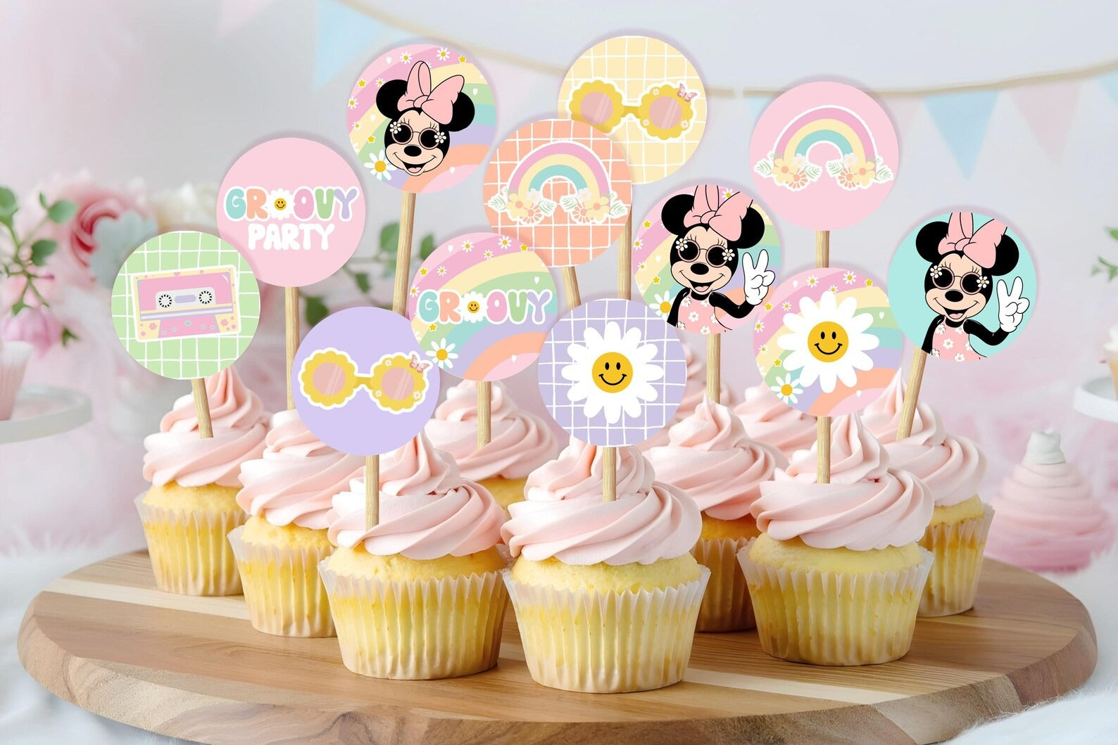 Toppers para muffins