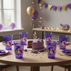 Vasos personalizados descartables Guerreras K-pop x25