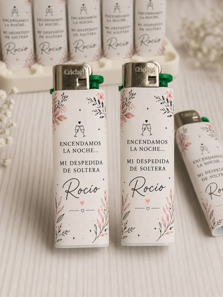 Encendedores personalizados x10