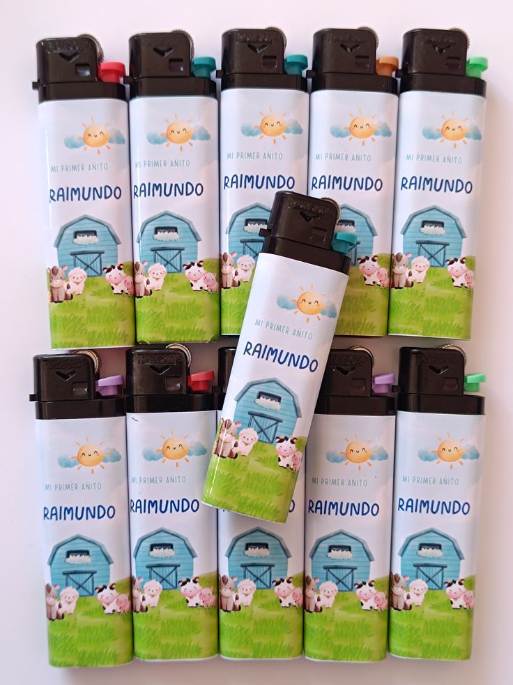 Encendedores personalizados x10