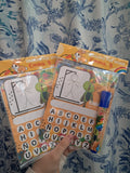 Pizarras plastificadas x10