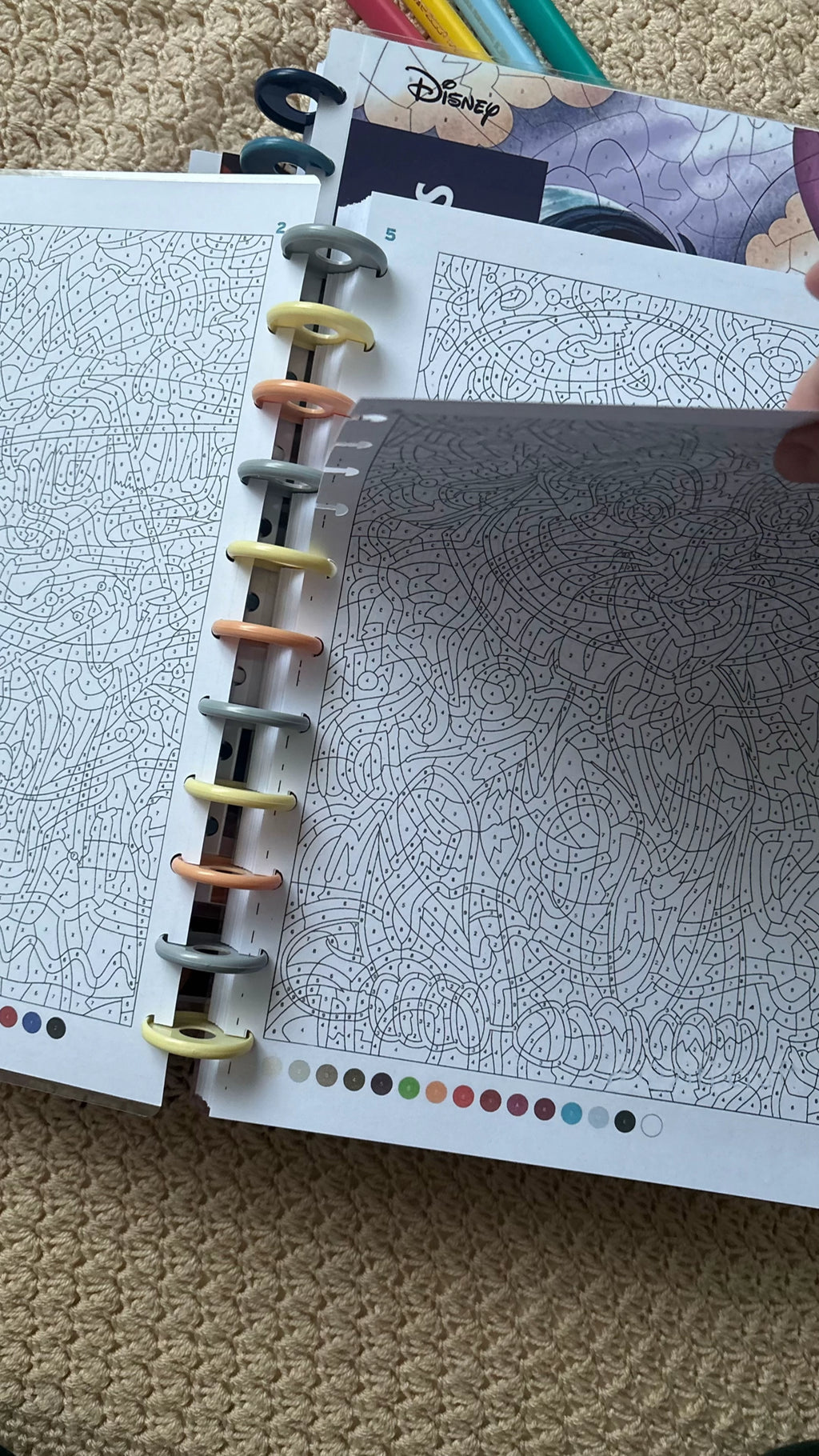 Libros para colorear de Disney anillado inteligente