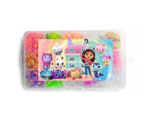 Cajas con gomitas para hacer pulseras personalizadas x10