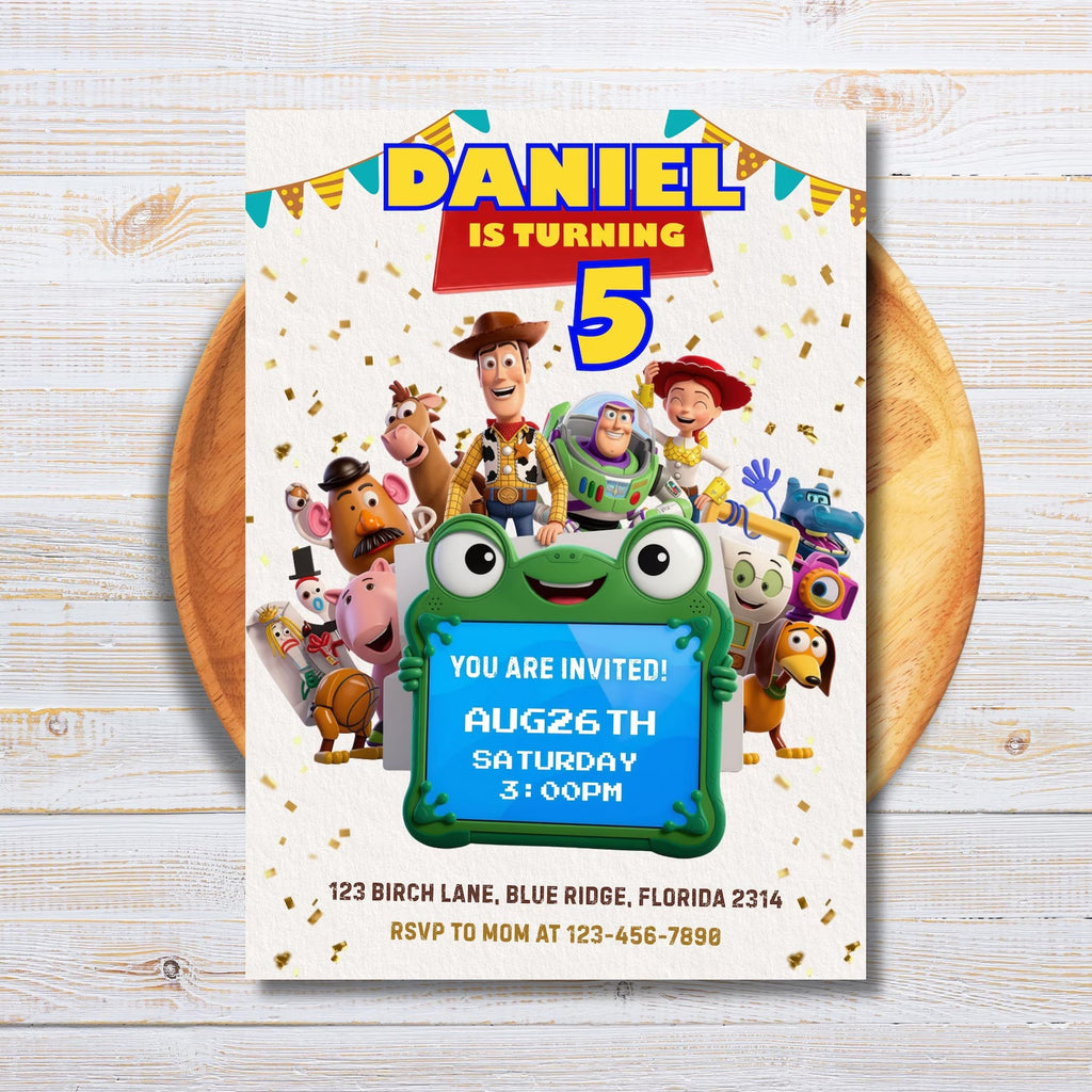 Invitación digital Toy Story 5