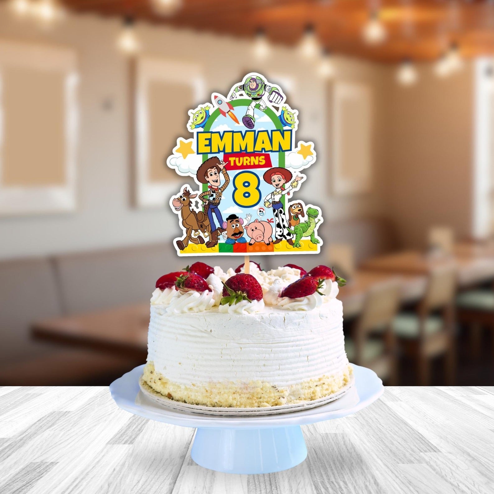 Topper para torta de Toy Story