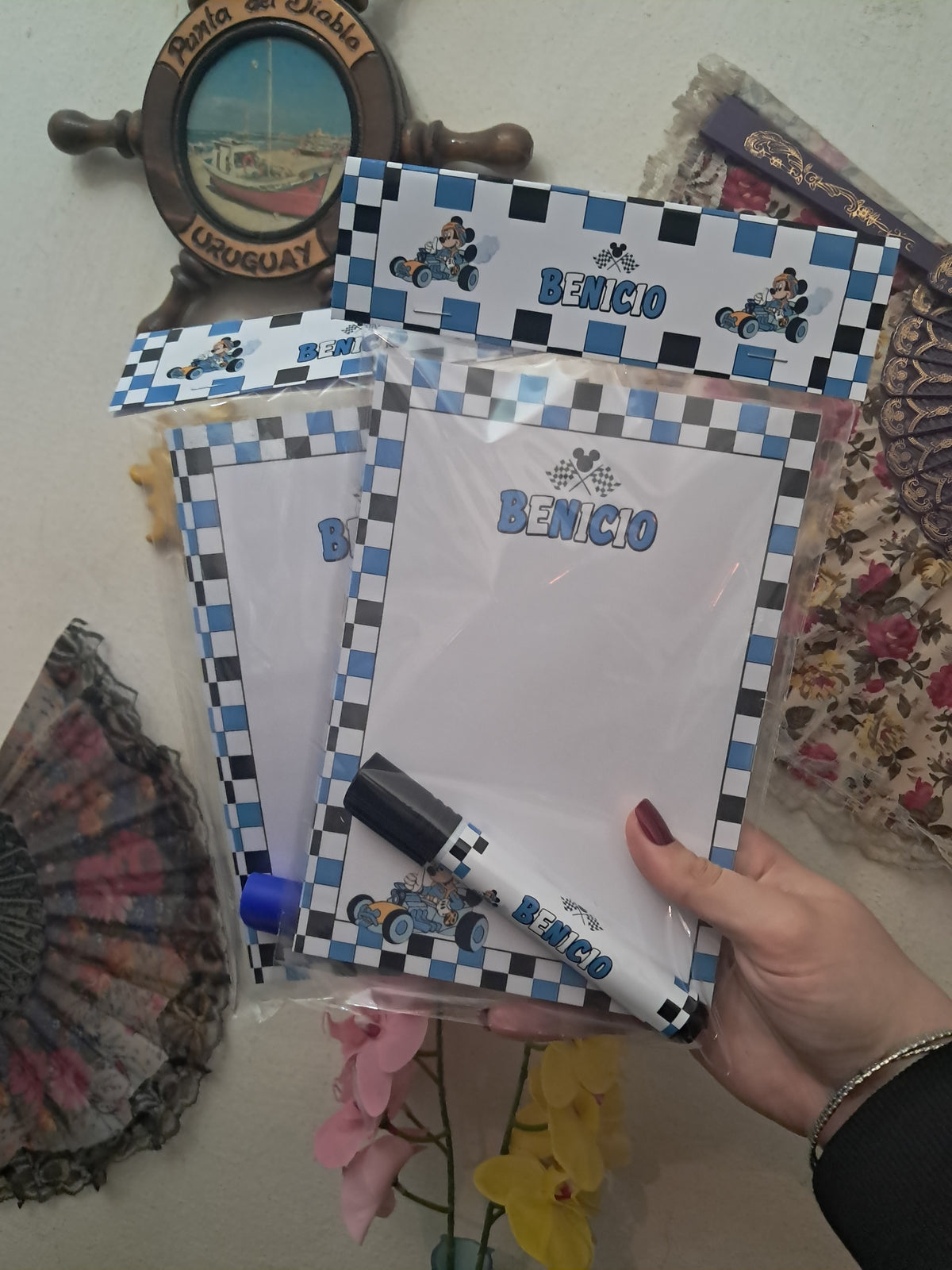 Pizarras plastificadas x10