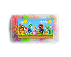 Cajas con gomitas para hacer pulseras personalizadas x10