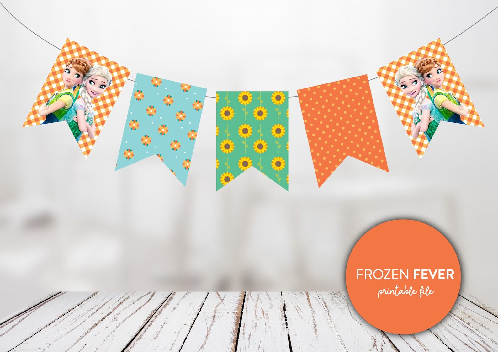 Banderín de Frozen