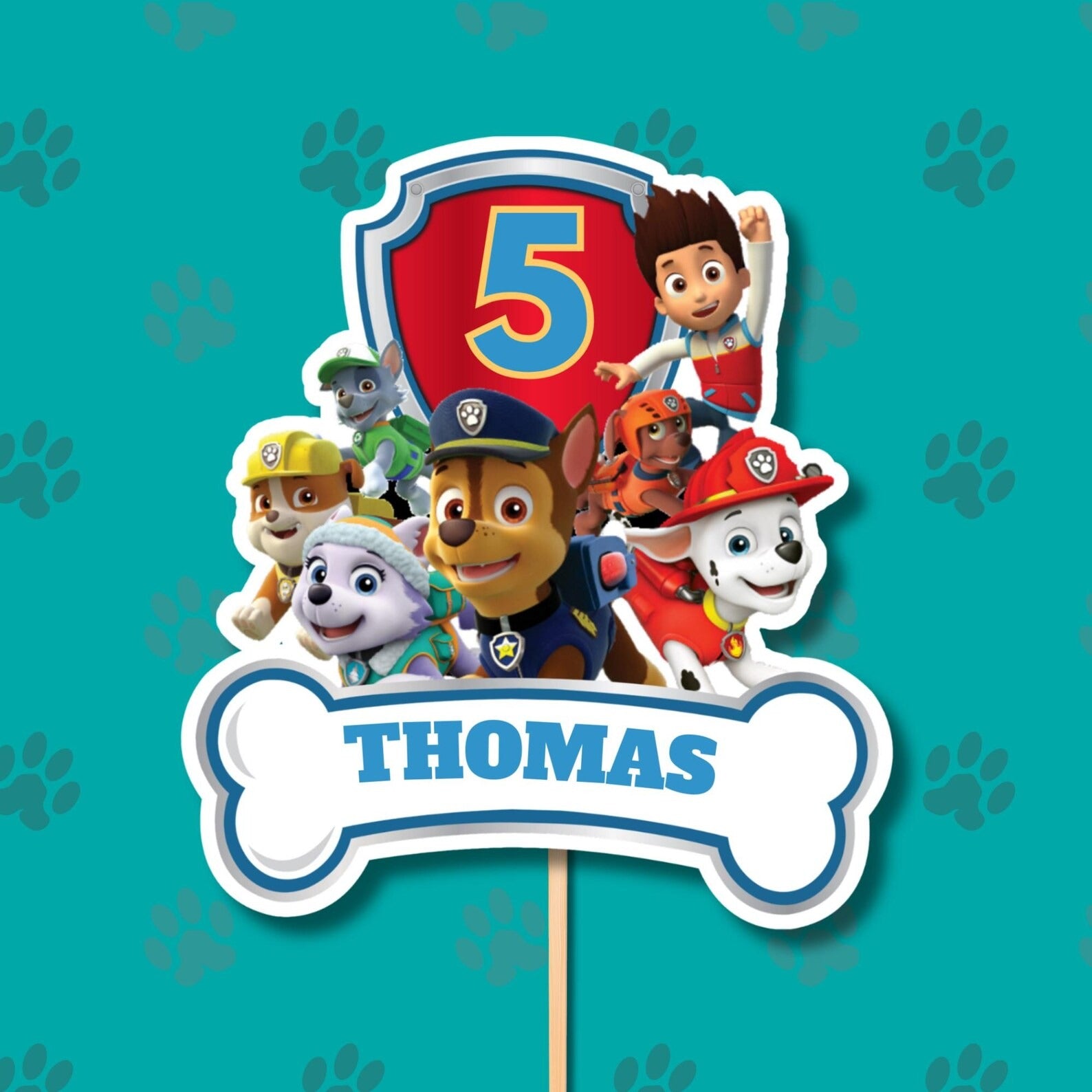 Cake Topper Paw Patrol