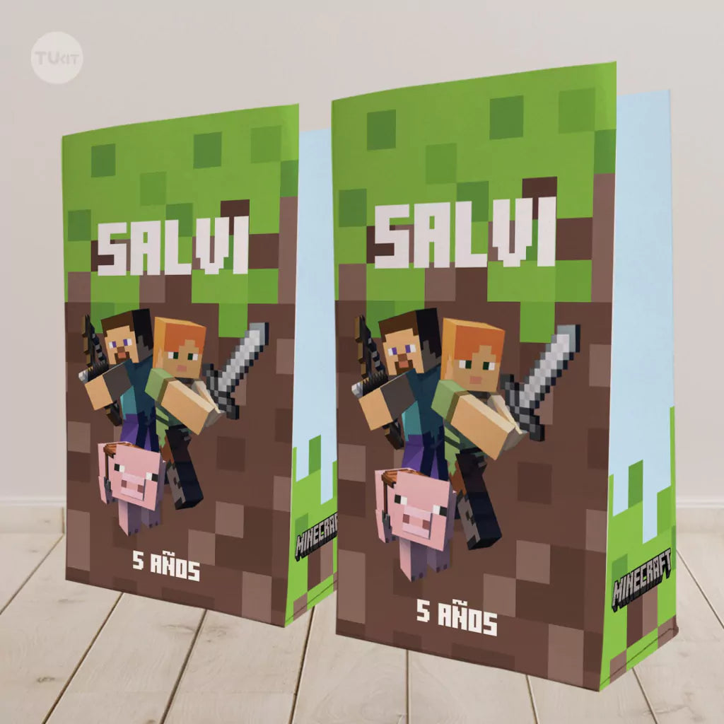 Bolsitas golosineras de Minecraft